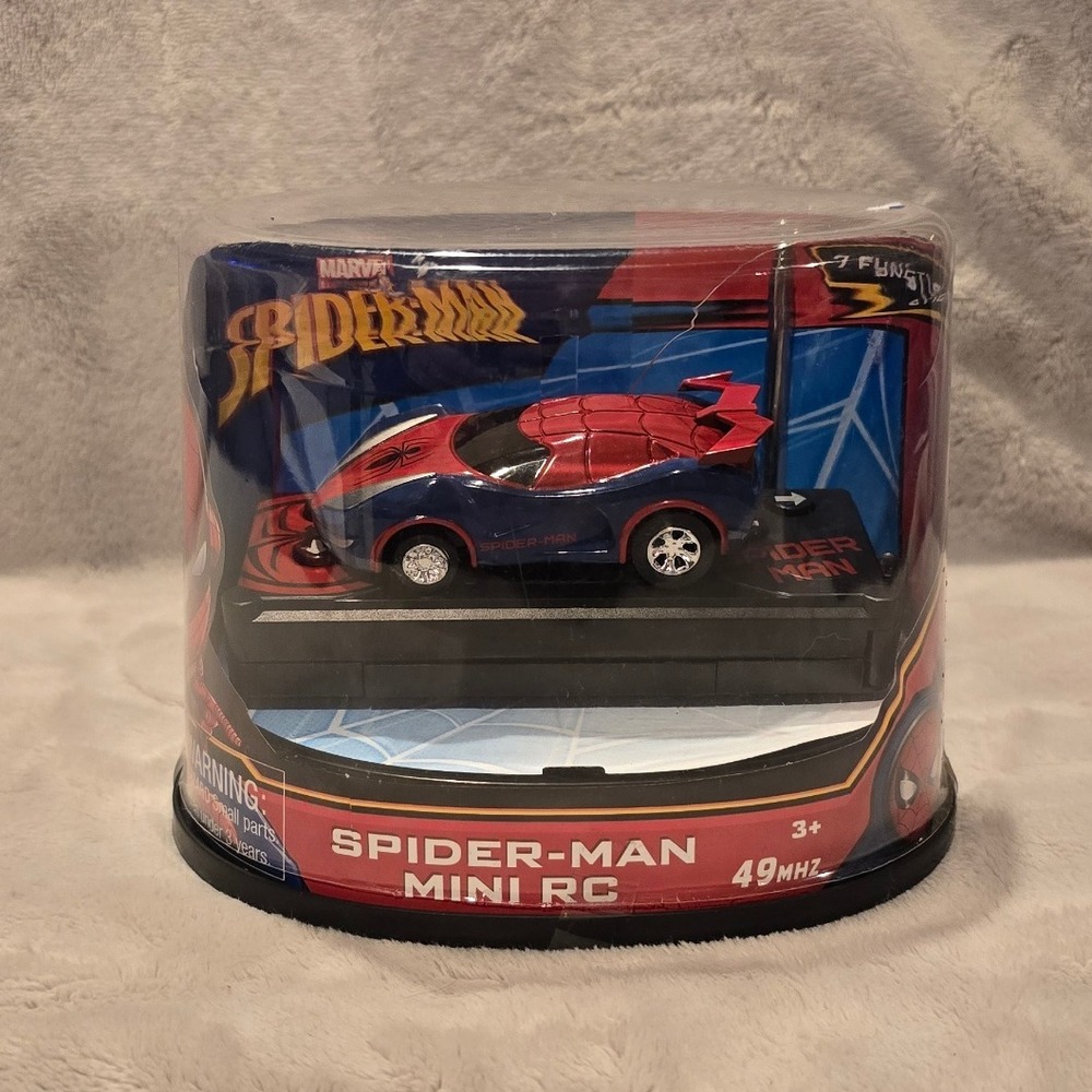 Marvel Spider-Man Mini RC Radio Control Car 49MHZ 7 Functions New